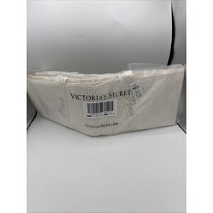 Victoria's Secret PINK Winter White Silver Bling Large Tote Bag ~ New NWT $59.95